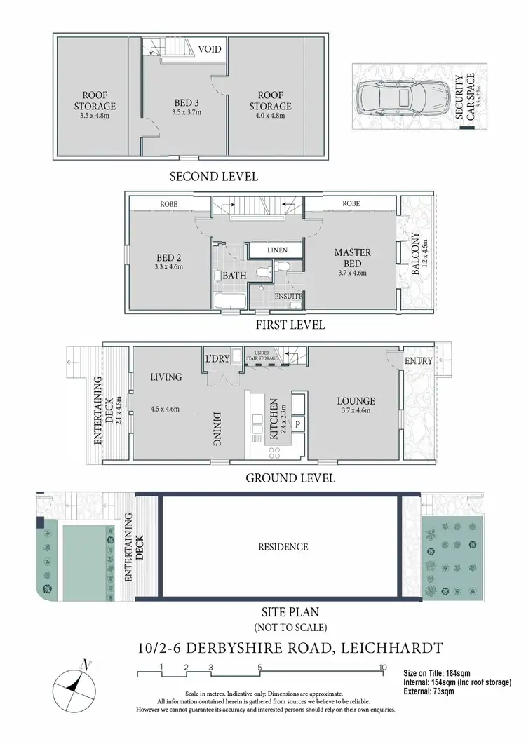 Floorplan of Homely townhouse listing, 10/2-6 Derbyshire Road, Leichhardt NSW 2040