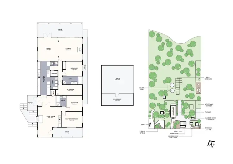 Floorplan of Homely rural property listing, 45 Badger Weir Road, Badger Creek VIC 3777
