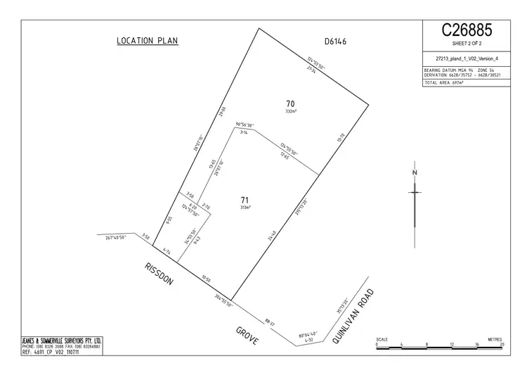 Floorplan of Homely land listing, 8A Rissdon Grove, Pooraka SA 5095