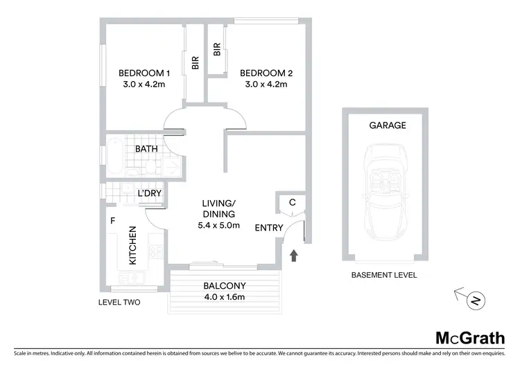 Floorplan of Homely apartment listing, 3/76-80 Hunter Street, Hornsby NSW 2077