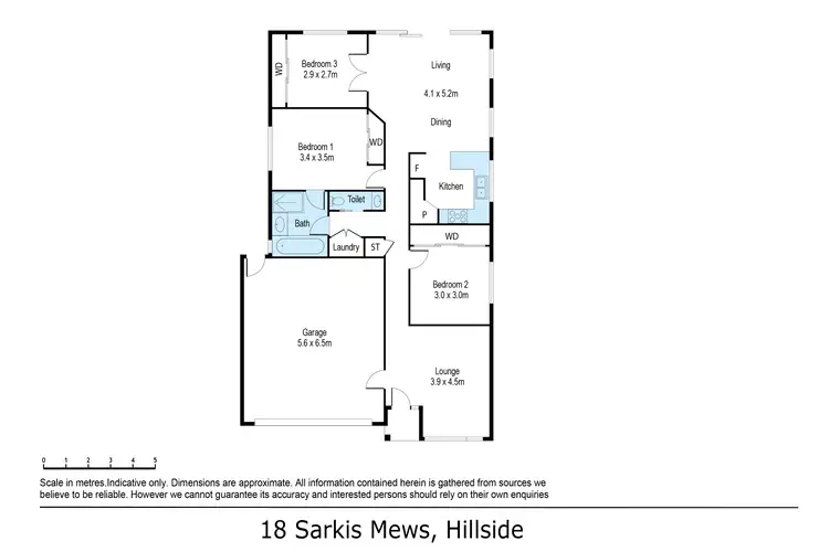 Floorplan of Homely house listing, 18 Sarkis Mews, Hillside VIC 3037