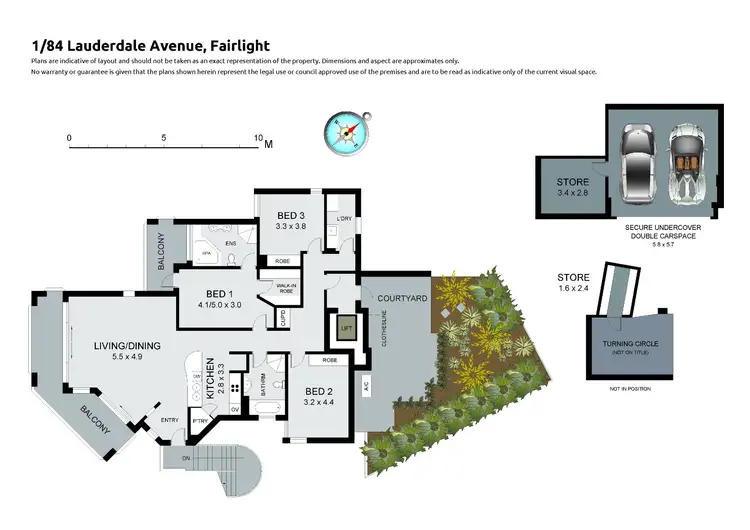 Floorplan of Homely apartment listing, 1/84 Lauderdale Avenue, Fairlight NSW 2094