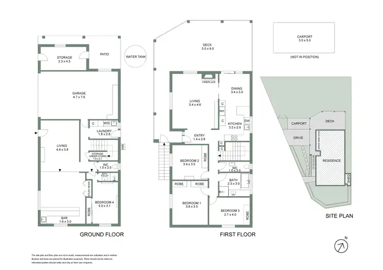 Floorplan of Homely house listing, 20 Dahlia Street, Dromana VIC 3936