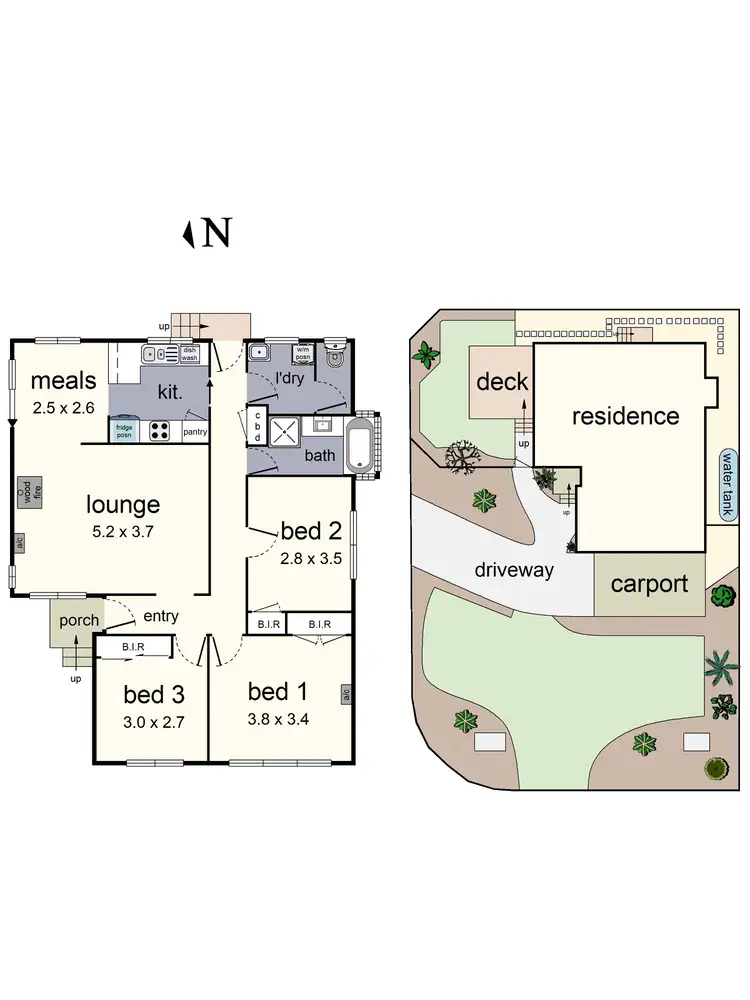 Floorplan of Homely house listing, 17 Graham Avenue, Kilsyth VIC 3137