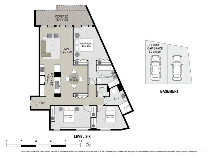 Floorplan of Homely apartment listing, 605/21a Hickson Road, Walsh Bay NSW 2000