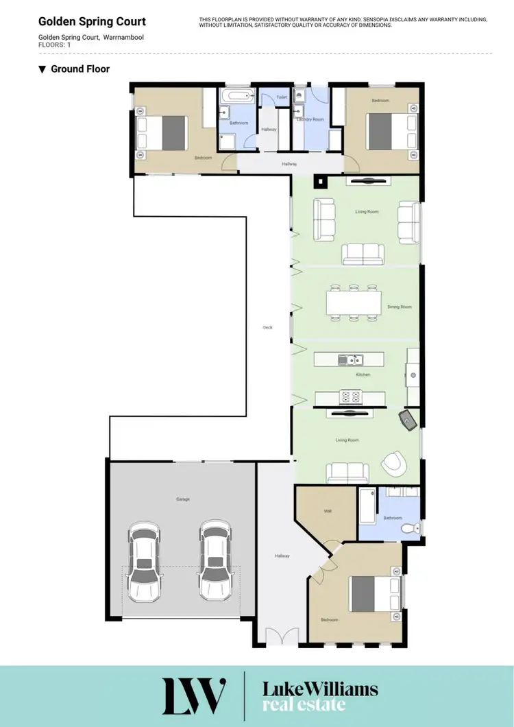 Floorplan of Homely house listing, 2 Golden Spring Court, Warrnambool VIC 3280