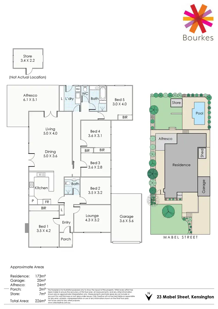 Floorplan of Homely house listing, 23 Mabel Street, Kensington WA 6151