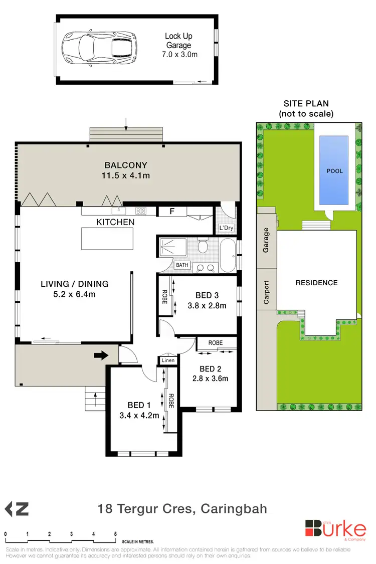 Floorplan of Homely house listing, 18 Tergur Crescent, Caringbah NSW 2229