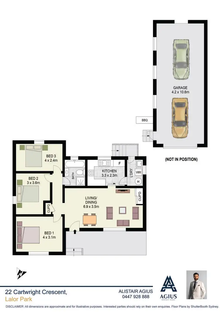Floorplan of Homely house listing, 22 Cartwright Crescent, Lalor Park NSW 2147