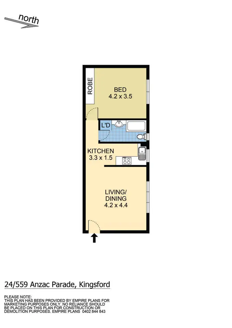 Floorplan of Homely apartment listing, 24/559 Anzac Parade, Kingsford NSW 2032