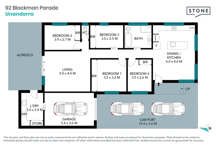 Floorplan of Homely house listing, 92 Blackman Parade, Unanderra NSW 2526