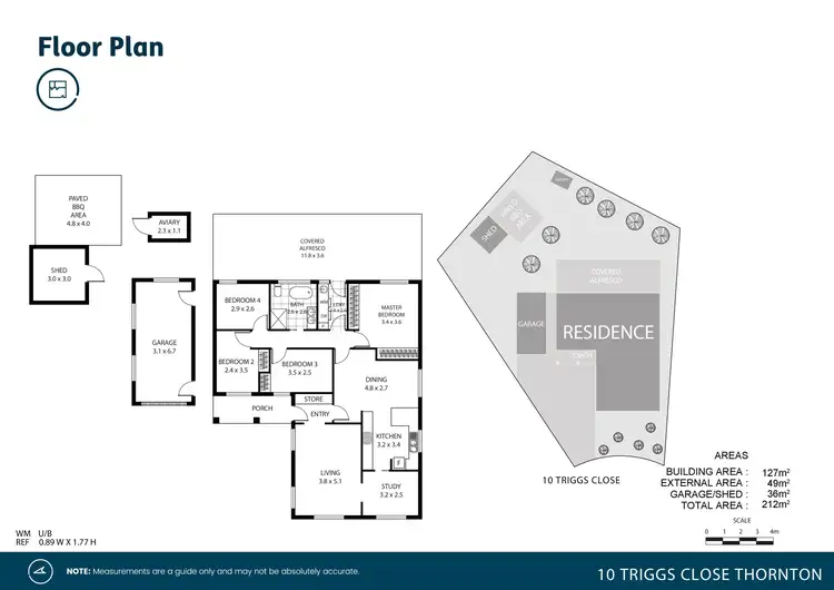 Floorplan of Homely house listing, 10 Triggs Close, Thornton NSW 2322