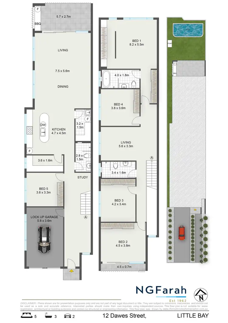 Floorplan of Homely house listing, 12 Dawes Street, Little Bay NSW 2036
