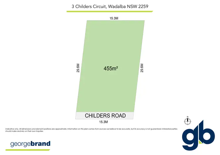 Floorplan of Homely land listing, 3 Childers Circuit, Wadalba NSW 2259