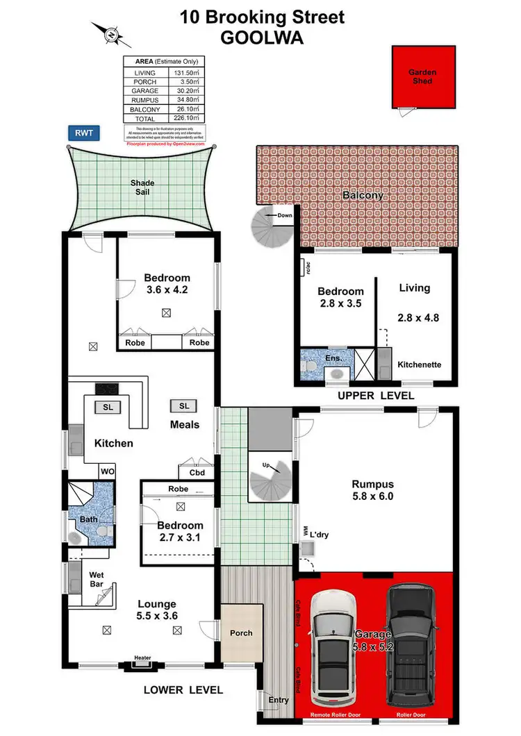 Floorplan of Homely house listing, 10 Brooking Street, Goolwa SA 5214