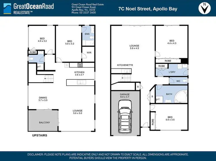 Floorplan of Homely house listing, 7 C Noel Street, Apollo Bay VIC 3233