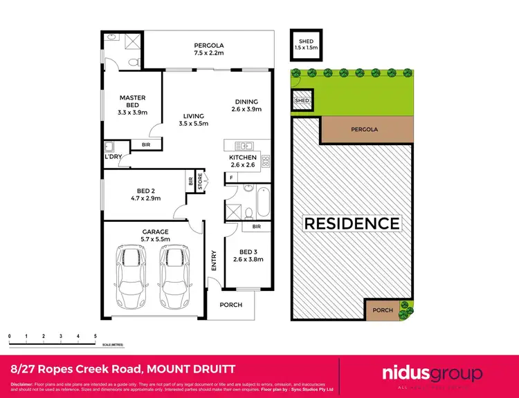 Floorplan of Homely villa listing, 8/27 Ropes Creek Road, Mount Druitt NSW 2770