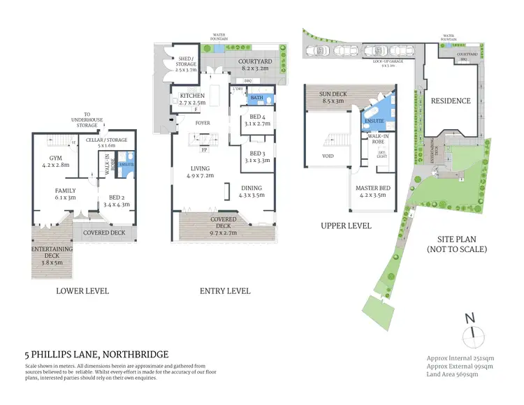 Floorplan of Homely house listing, 5 Phillips Lane, Northbridge NSW 2063