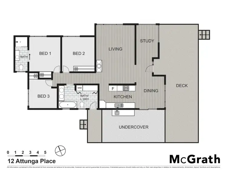 Floorplan of Homely house listing, 12 Attunga Place, Cooma NSW 2630