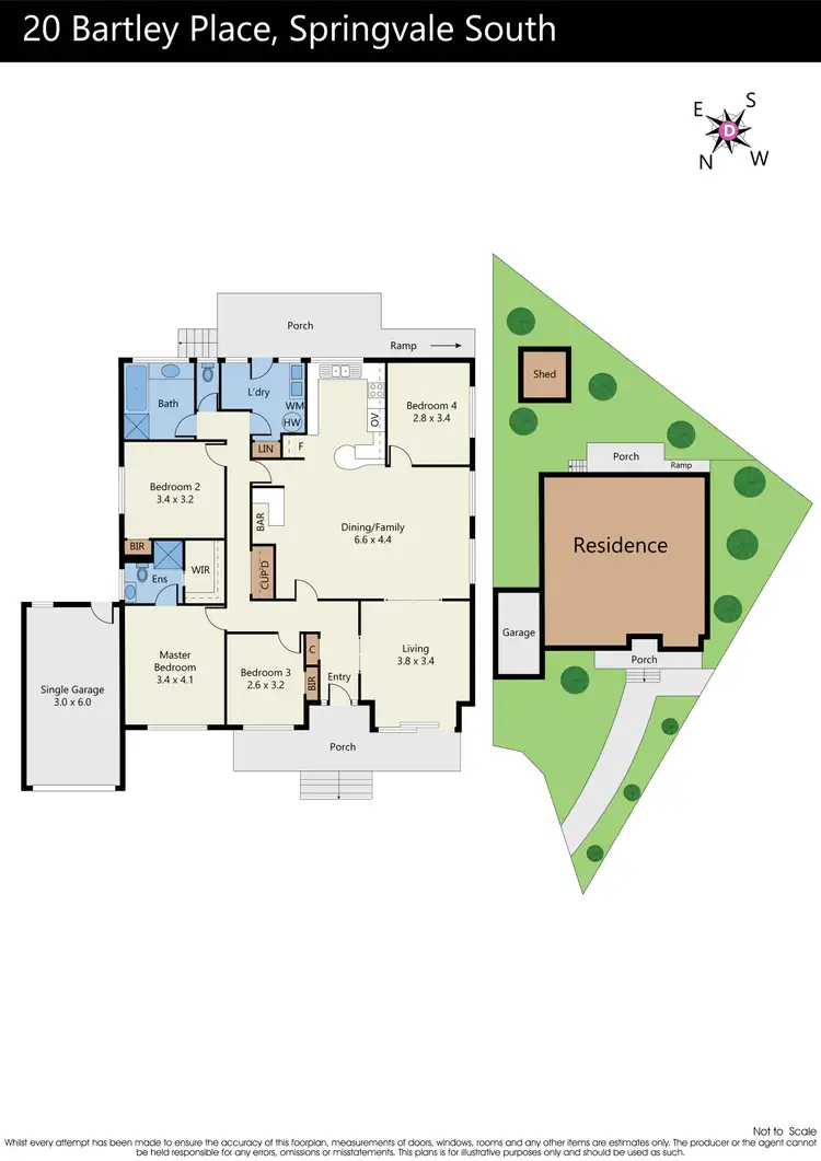 Floorplan of Homely house listing, 20 Bartley Place, Springvale South VIC 3172