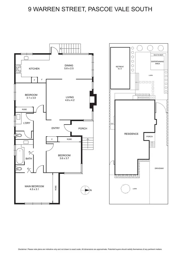 Floorplan of Homely house listing, 9 Warren Street, Pascoe Vale South VIC 3044