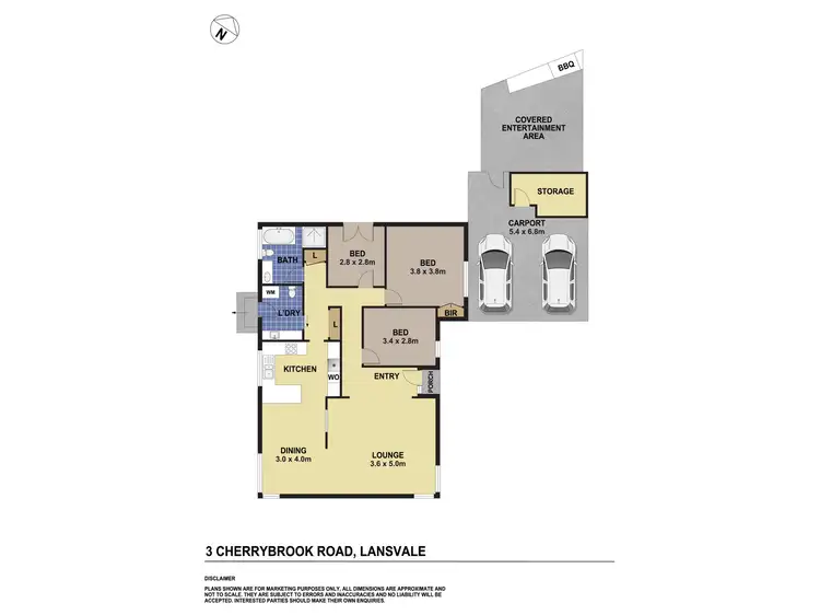 Floorplan of Homely house listing, 3 Cherrybrook Road, Lansvale NSW 2166
