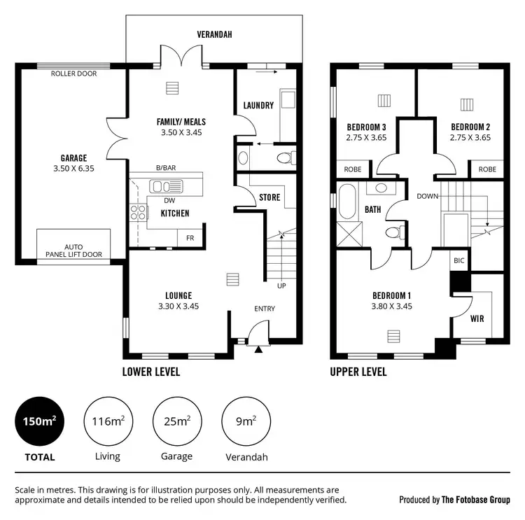 Floorplan of Homely townhouse listing, 318D Henley Beach Road, Underdale SA 5032