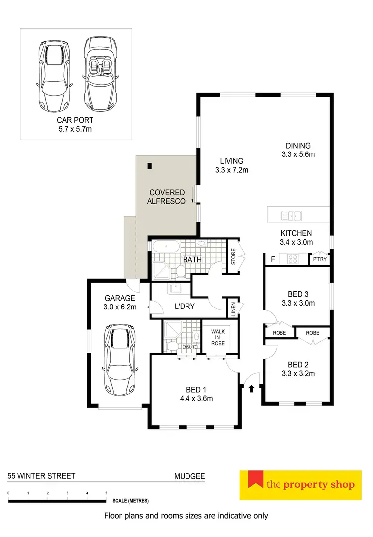 Floorplan of Homely house listing, 55 Winter Street, Mudgee NSW 2850