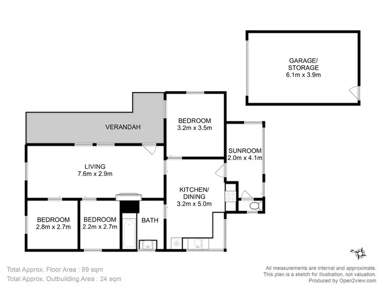Floorplan of Homely house listing, 26 Sloping Main Drive, Sloping Main TAS 7186