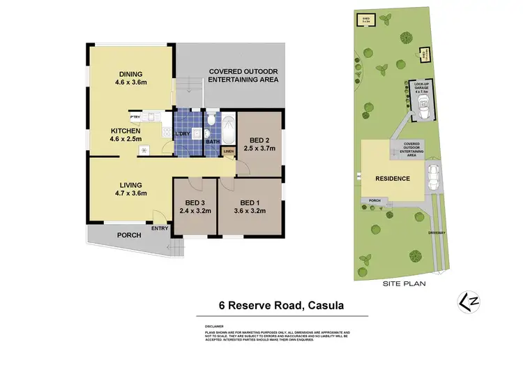Floorplan of Homely house listing, 6 Reserve Road, Casula NSW 2170