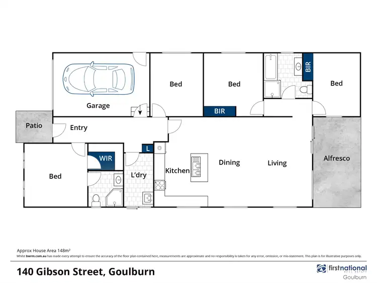 Floorplan of Homely house listing, 140 Gibson Street, Goulburn NSW 2580