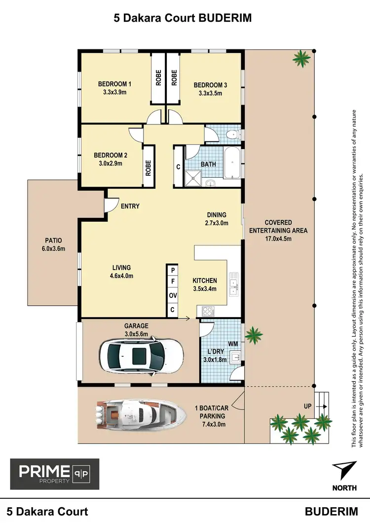 Floorplan of Homely house listing, 5 Dakara Court, Buderim QLD 4556