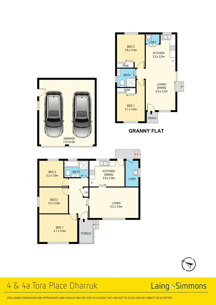 Floorplan of Homely house listing, 4 & 4a Tora Place, Dharruk NSW 2770