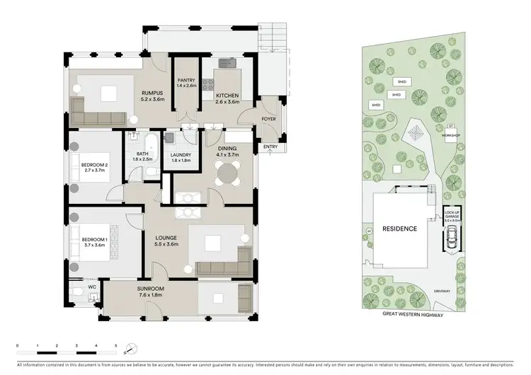 Floorplan of Homely house listing, 99 Great Western Highway, Blaxland NSW 2774