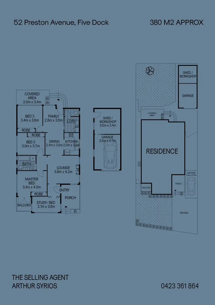 Floorplan of Homely house listing, 52 Preston Avenue, Five Dock NSW 2046