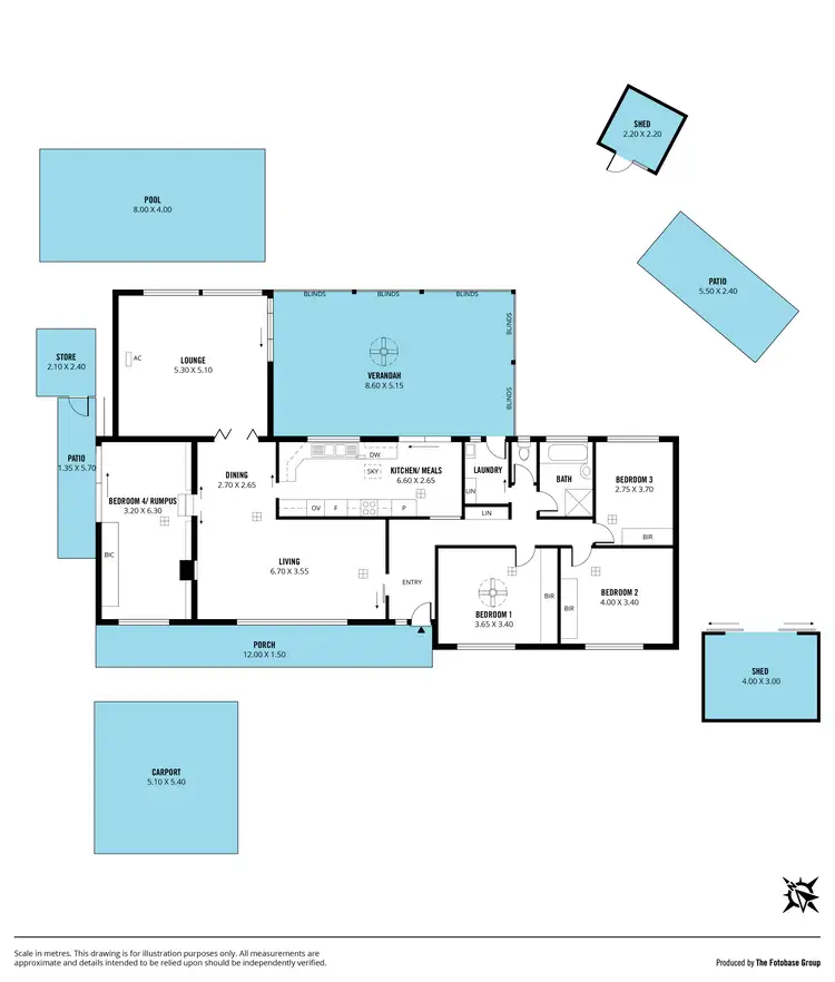 Floorplan of Homely house listing, 56 Murrays Hill Road, Coromandel Valley SA 5051