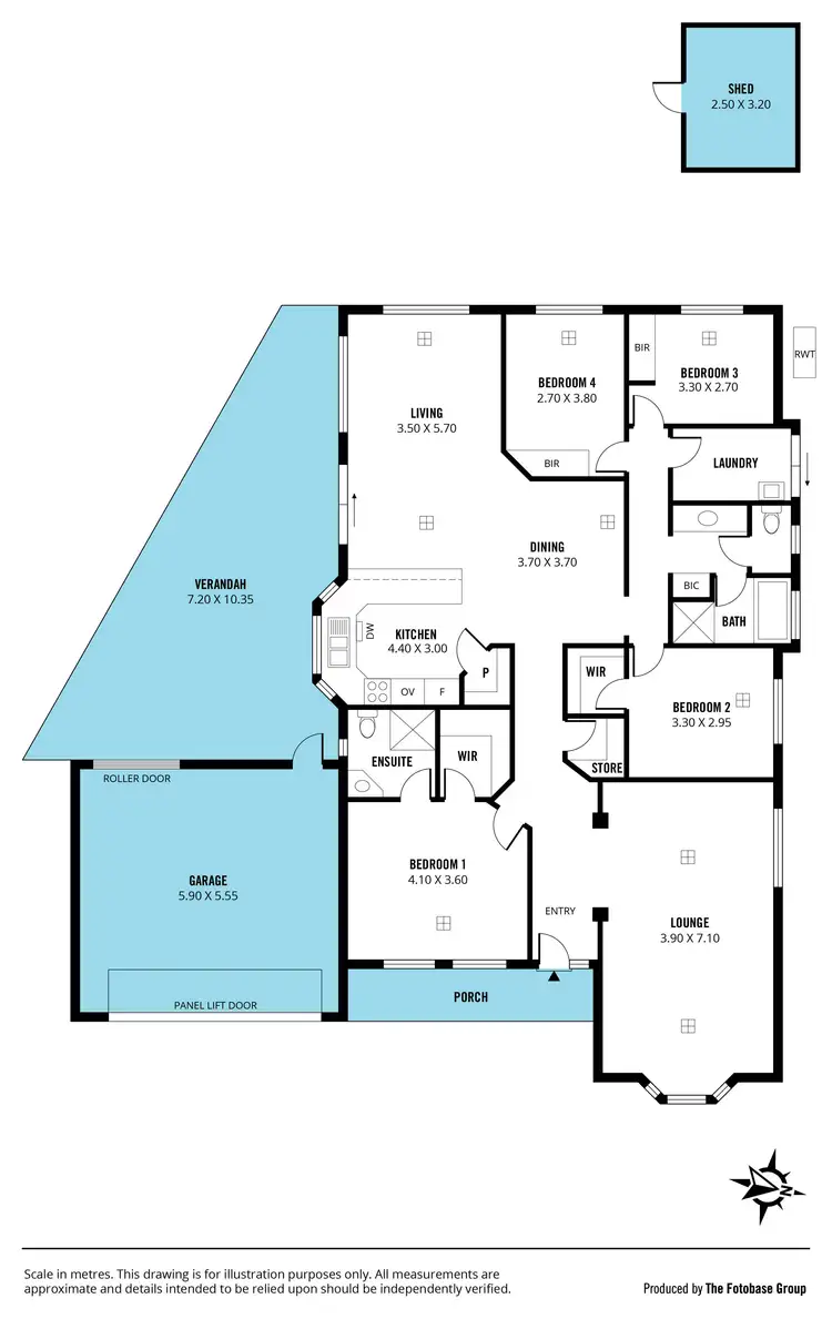 Floorplan of Homely house listing, 43 Curlew Street, Sheidow Park SA 5158
