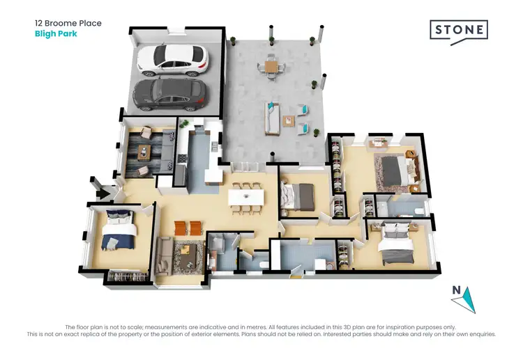 Floorplan of Homely house listing, 12 Broome Place, Bligh Park NSW 2756