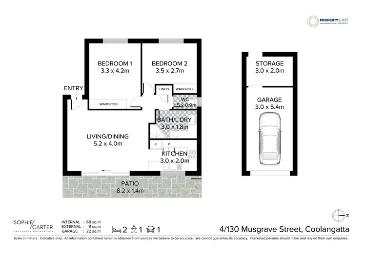 Floorplan of Homely unit listing, 4/130 Musgrave Street, Coolangatta QLD 4225