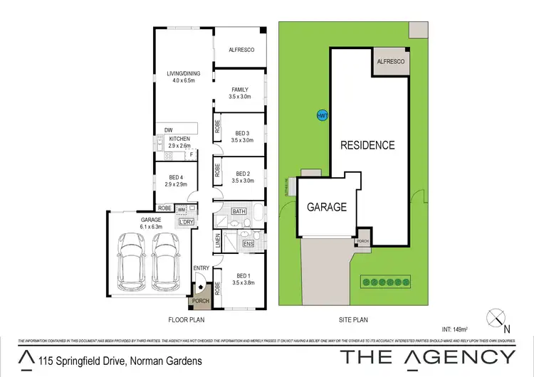 Floorplan of Homely house listing, 115 Springfield Drive, Norman Gardens QLD 4701