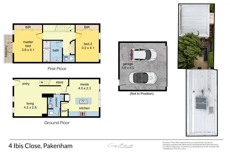 Floorplan of Homely unit listing, 4 Ibis Close, Pakenham VIC 3810