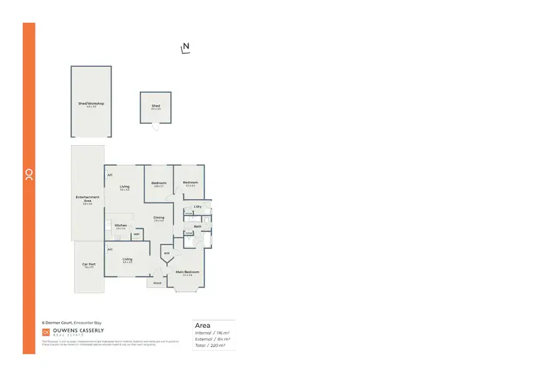 Floorplan of Homely house listing, 6 Dormer Court, Encounter Bay SA 5211