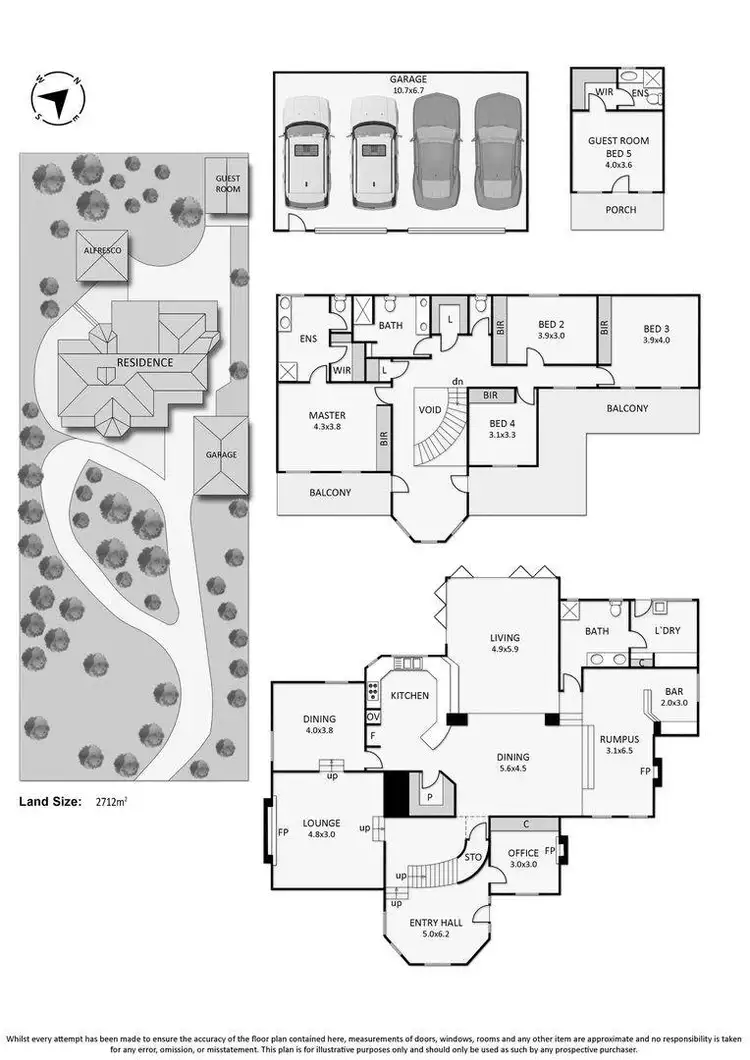 Floorplan of Homely house listing, 43 Sibyl Avenue, Frankston South VIC 3199