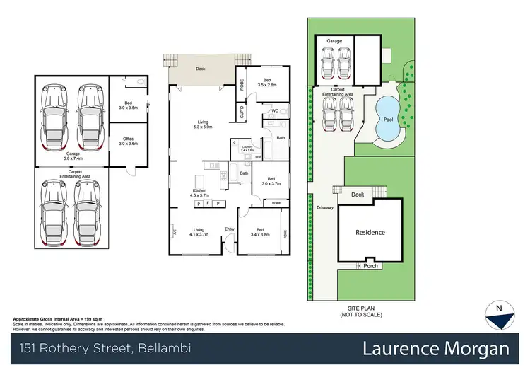 Floorplan of Homely house listing, 151 Rothery Street, Bellambi NSW 2518