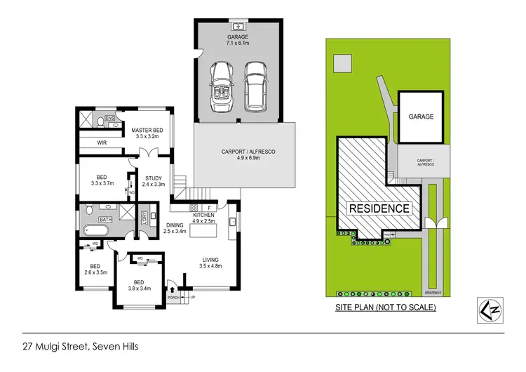 Floorplan of Homely house listing, 27 Mulgi Street, Blacktown NSW 2148