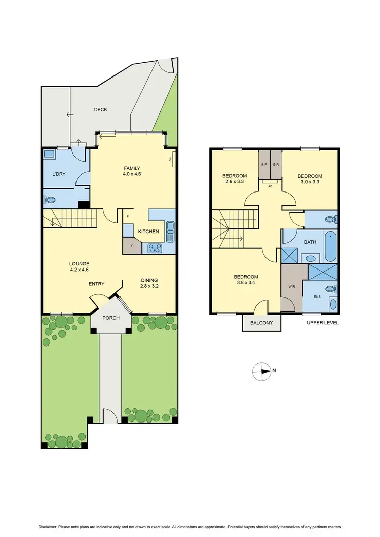 Floorplan of Homely townhouse listing, 2/89 Bulla Road, Essendon North VIC 3041