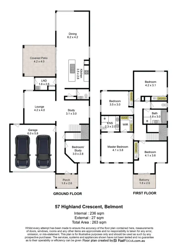 Floorplan of Homely house listing, 57 Highland Crescent, Belmont QLD 4153