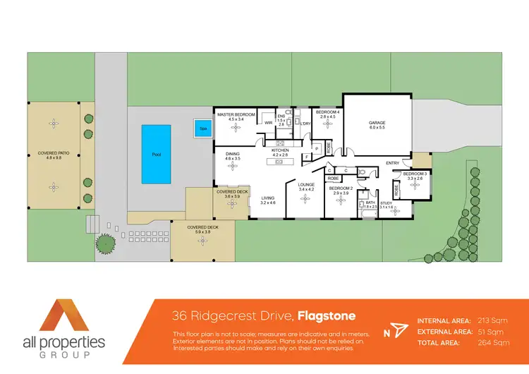 Floorplan of Homely house listing, 36 Ridgecrest Drive, Flagstone QLD 4280