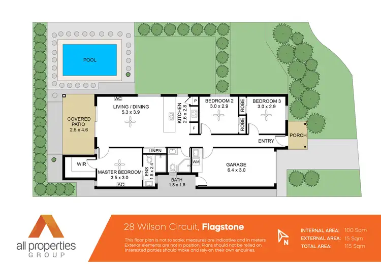 Floorplan of Homely house listing, 28 Wilson Circuit, Flagstone QLD 4280