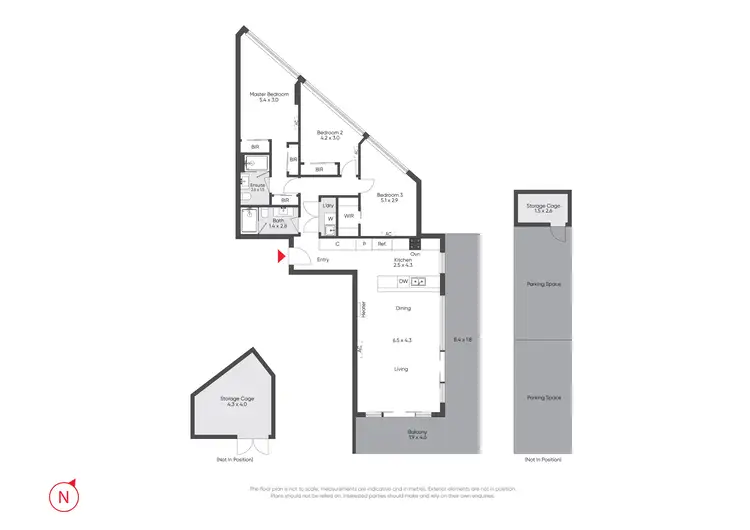 Floorplan of Homely apartment listing, 210/20 Pier Lane, Maribyrnong VIC 3032